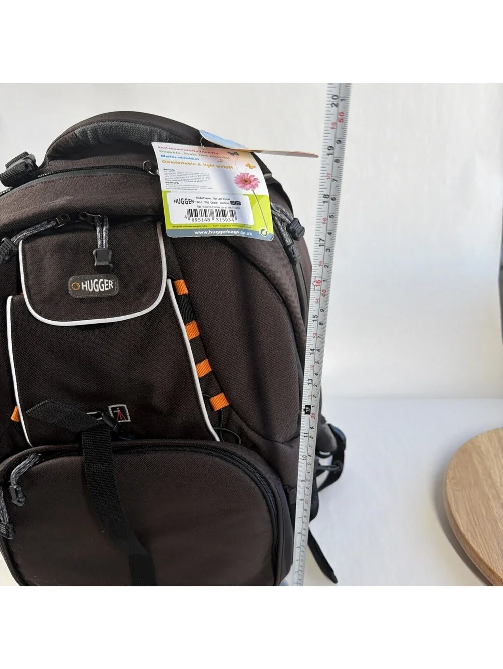HUGGER Camera and Laptop Backpack Water Resistant Heavy Duty 1593